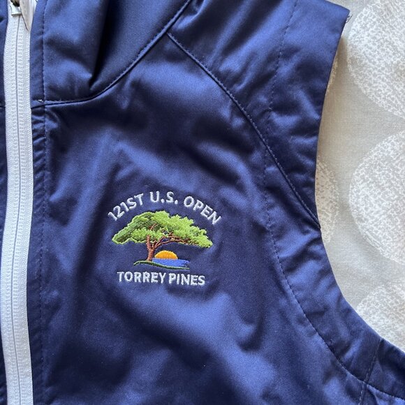 Bette & Court Women's 2021 U.S. Open Golf Torrey Pines Navy Tempest Vest S - Picture 3 of 16